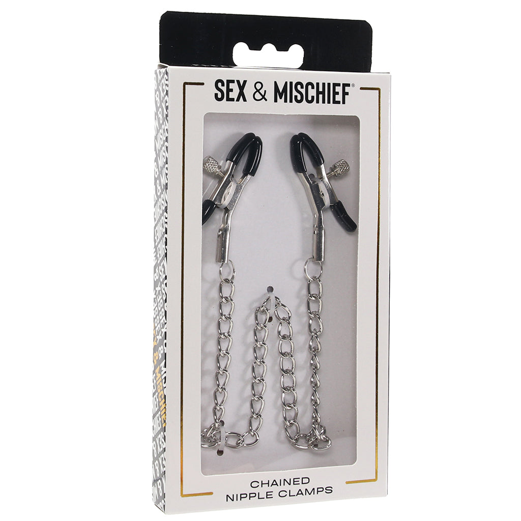Sex & Mischief Chained Nipple Clamps — Heaven Boutique Toronto 6