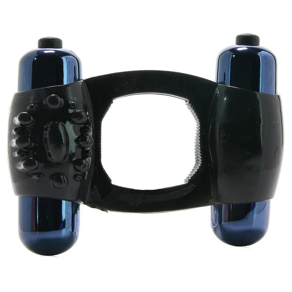 Duo-Vibrating Super Ring in Black – Toronto – packaging view