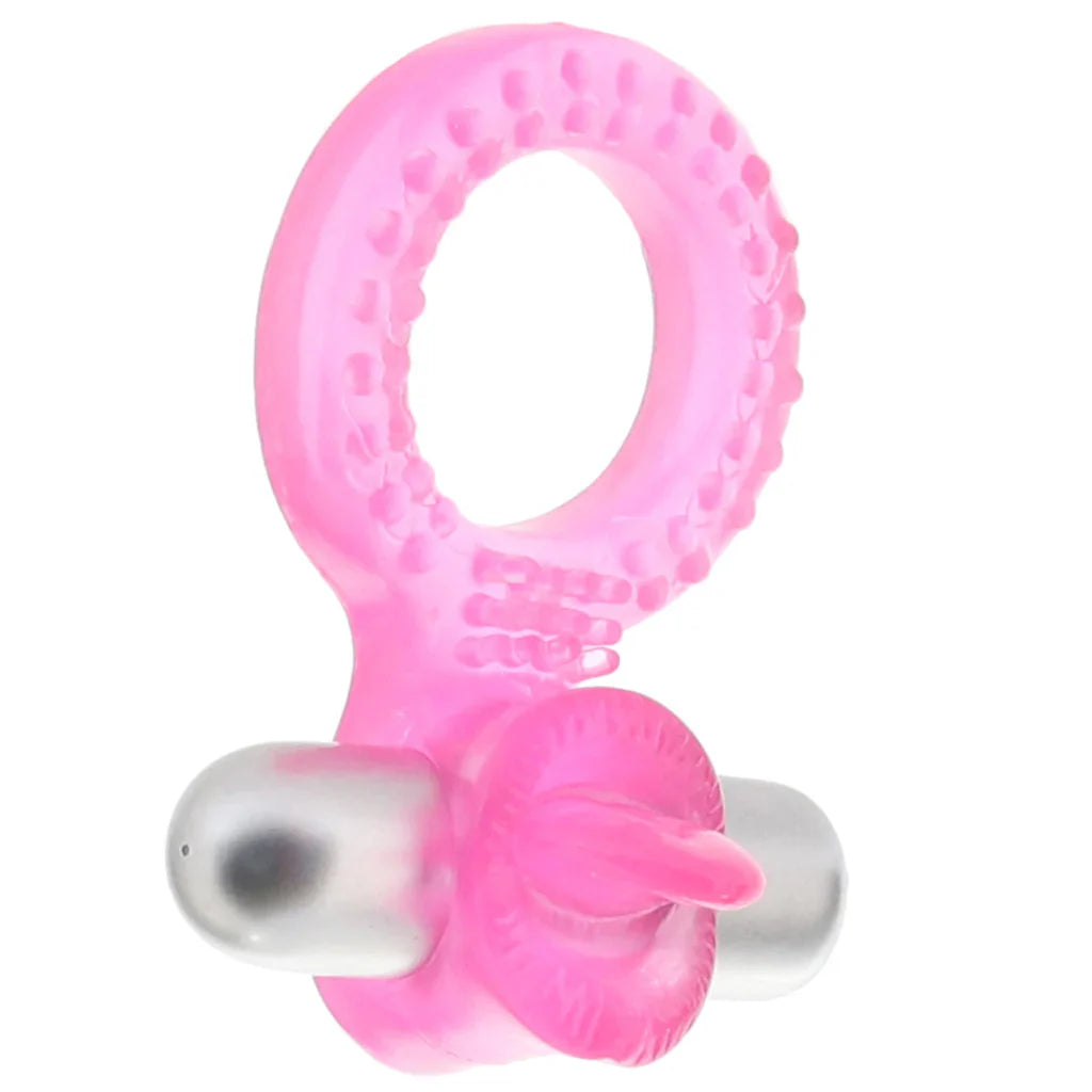 Teaser Tongue Vibrating Enhancer Ring – Toronto adult store – close-up view