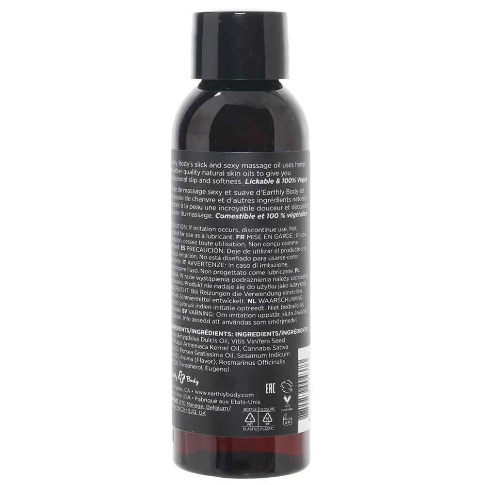 Edible Massage Oil 2oz/60ml in Cherry Burst – Toronto adult boutique – features