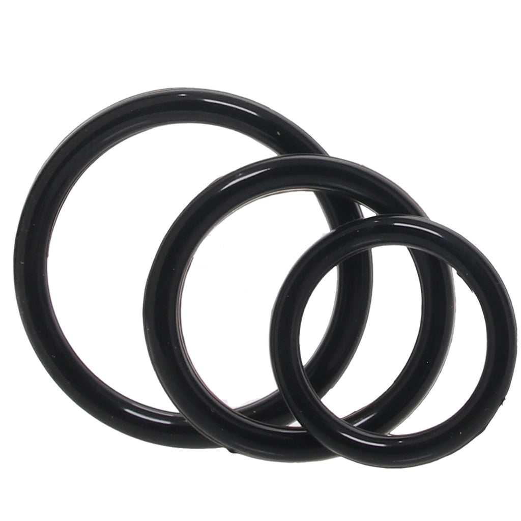 Tri-Rings Cock Ring Set — Heaven Boutique Toronto 1