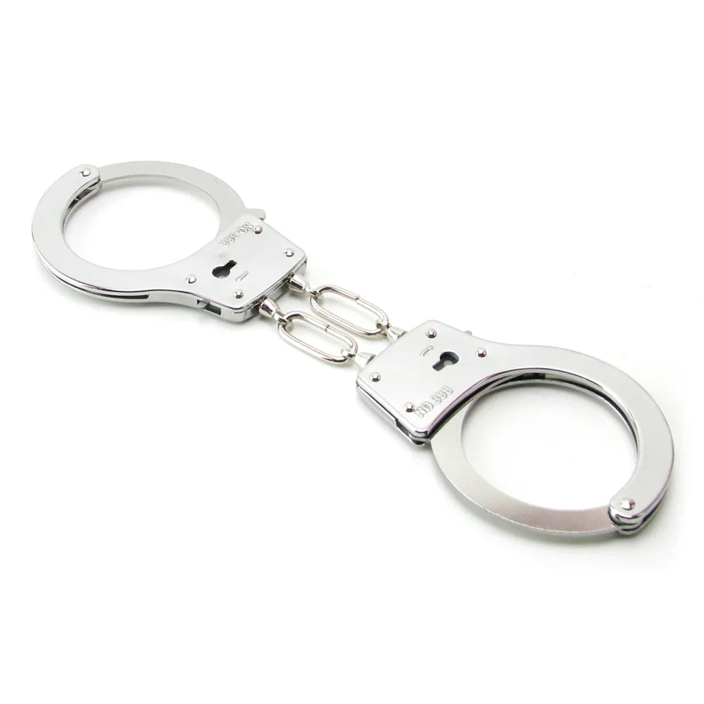 Fetish Fantasy Beginner's Metal Cuffs – Heaven Boutique Toronto – side view