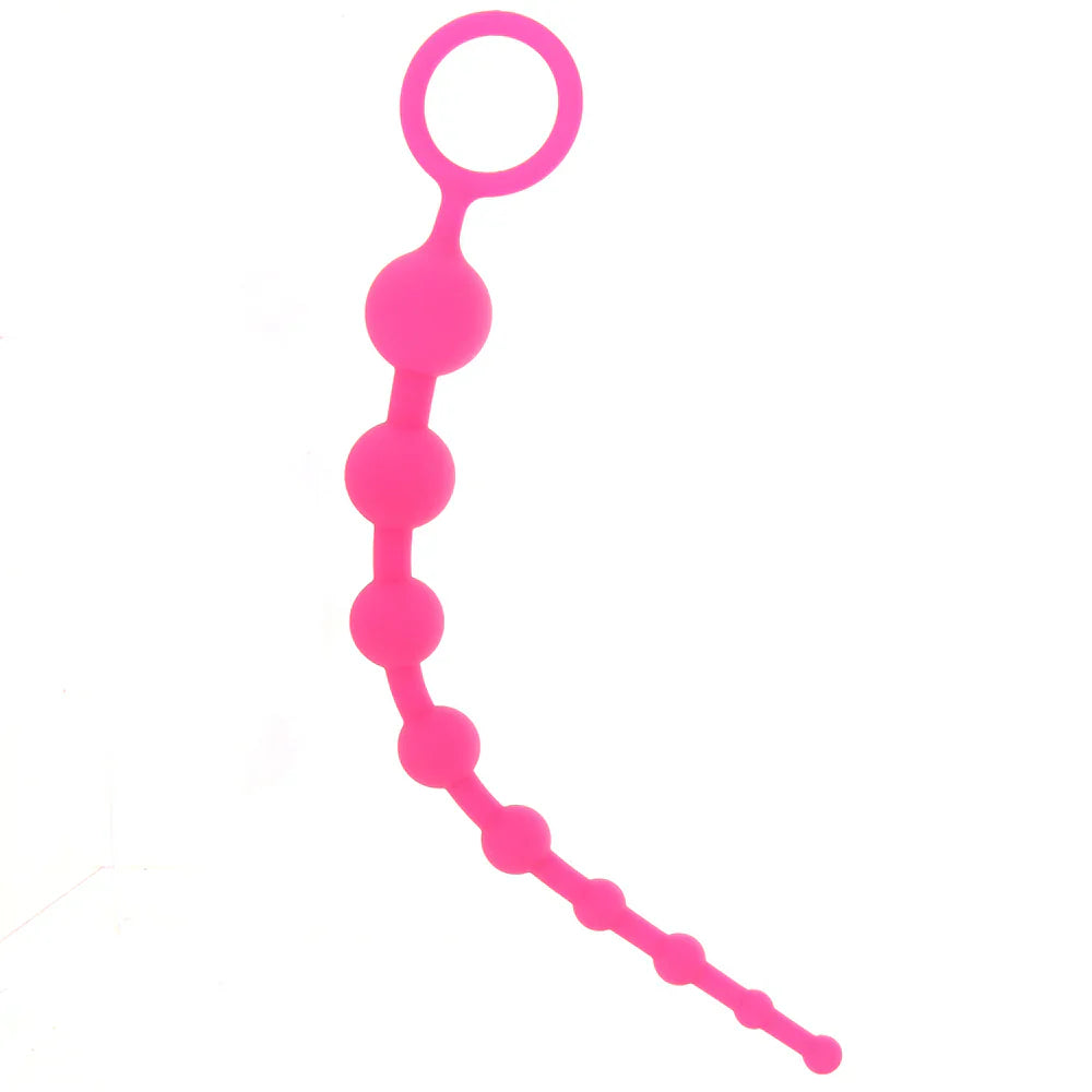 All About Anal Seamless Anal Beads in Pink — buy in Toronto | Heaven Boutique