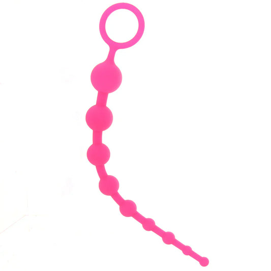 All About Anal Seamless Anal Beads in Pink — buy in Toronto | Heaven Boutique