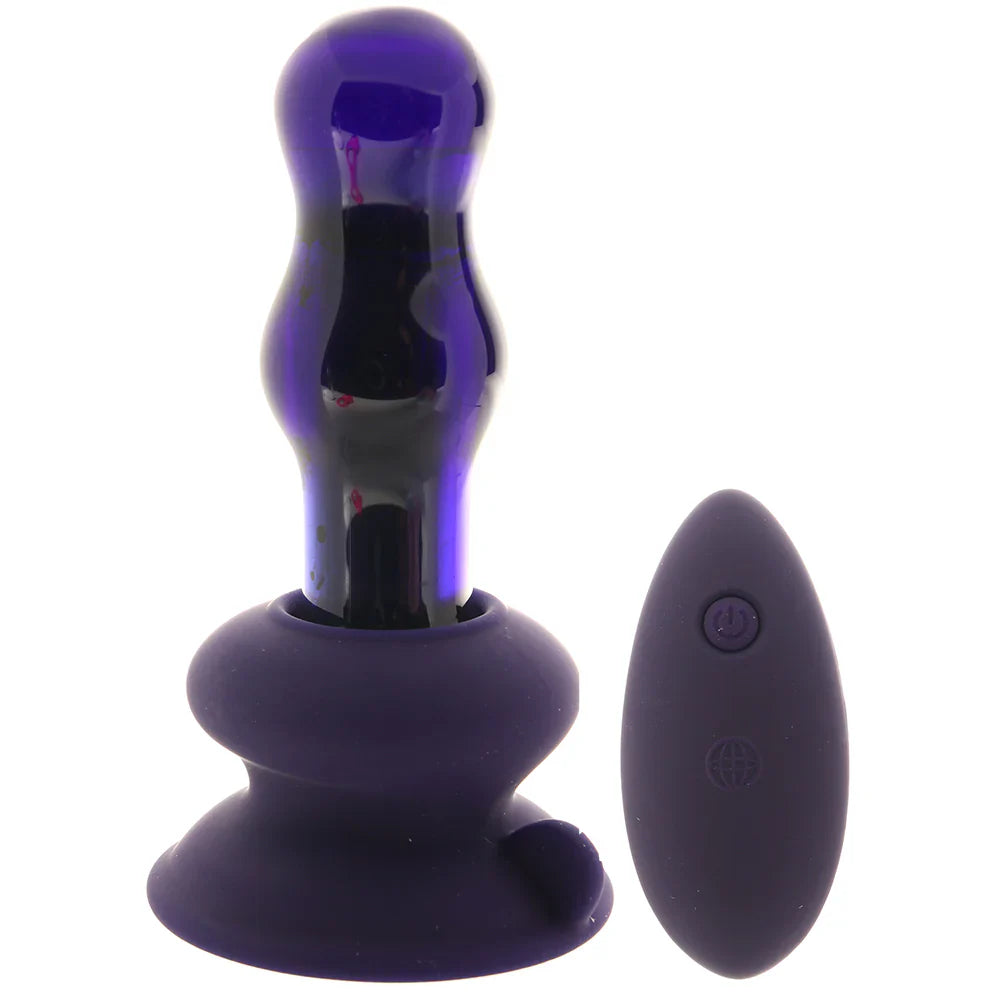 Icicles No.83 Vibrating Glass Plug in Purple – Toronto – packaging view