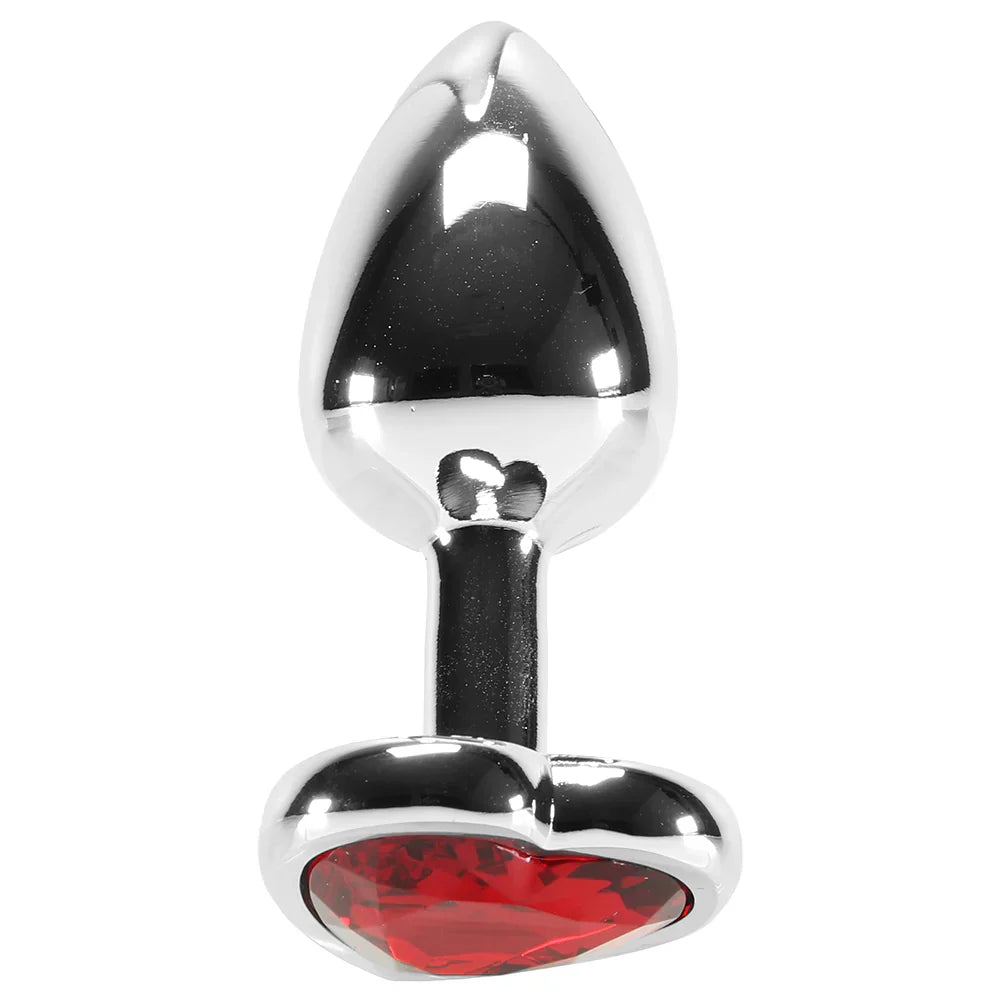 Booty Sparks Red Heart Gem Anal Plug in Small — buy in Toronto | Heaven Boutique