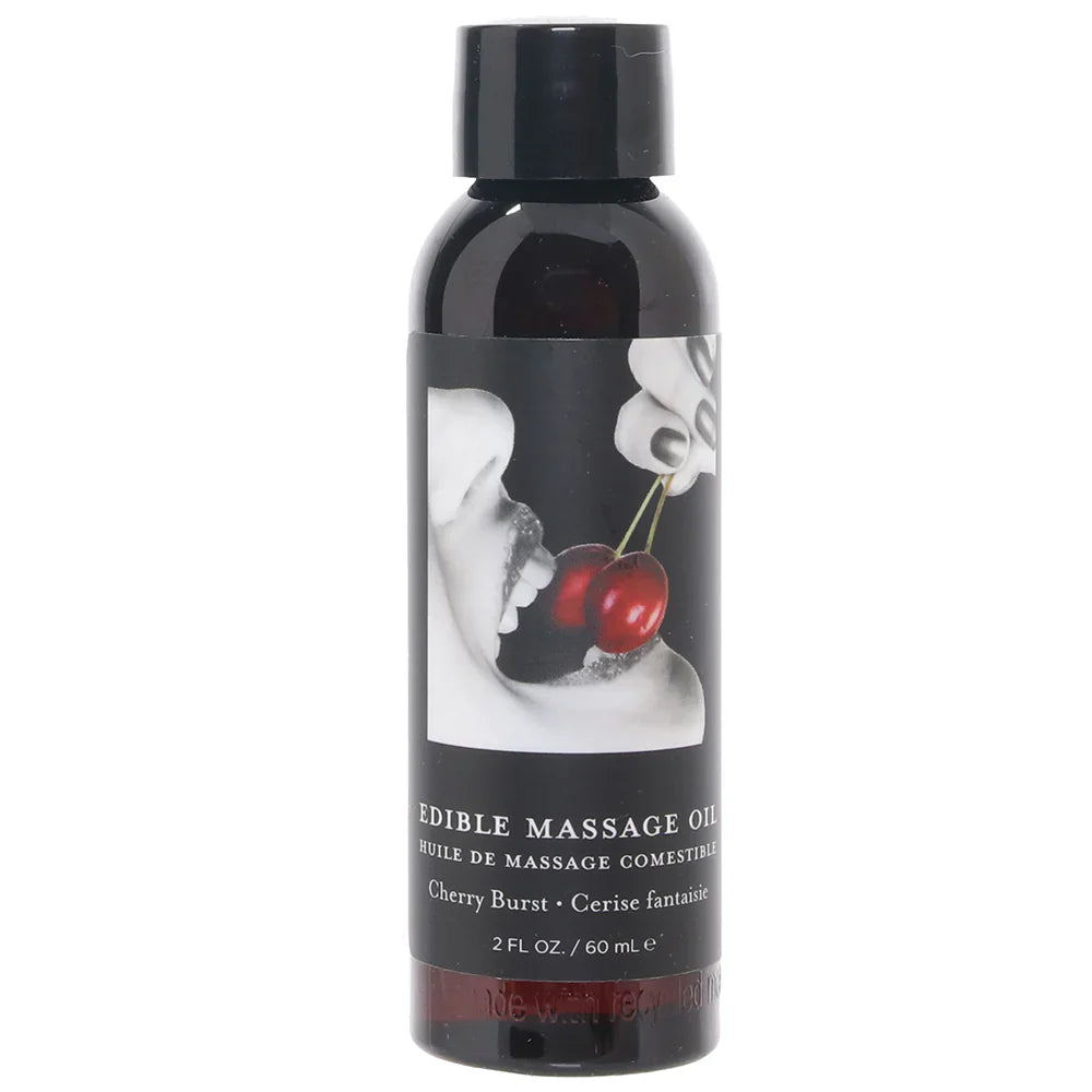 Edible Massage Oil 2oz/60ml in Cherry Burst — buy in Toronto | Heaven Boutique