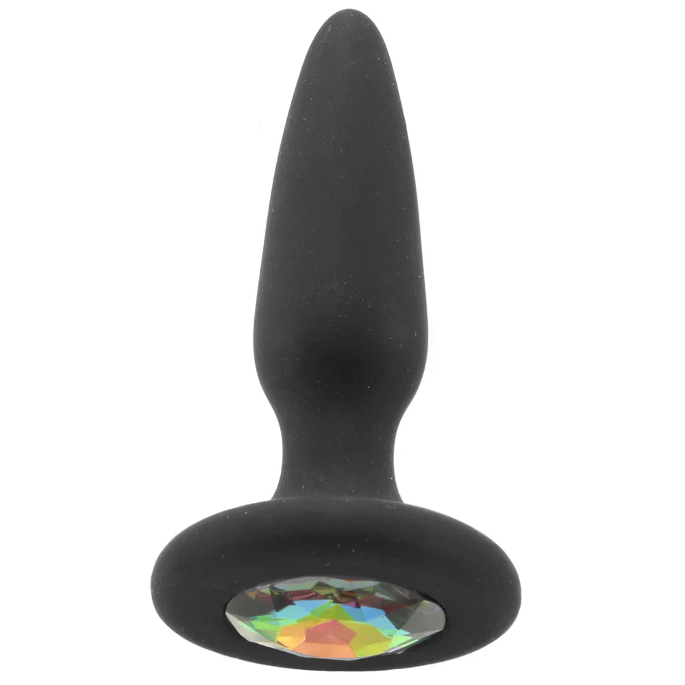 Glams Mini Rainbow Gem Silicone Butt Plug — buy in Toronto | Heaven Boutique