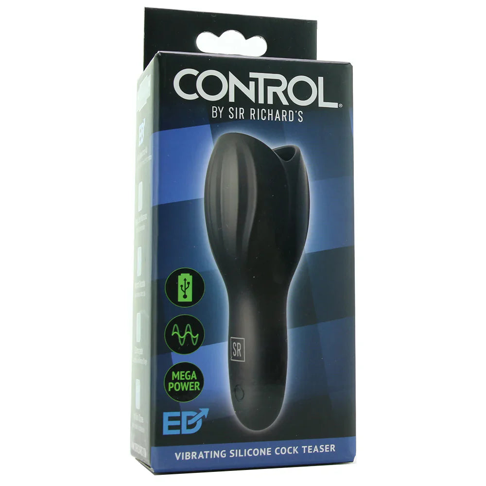 Control Vibrating Silicone Cock Teaser
