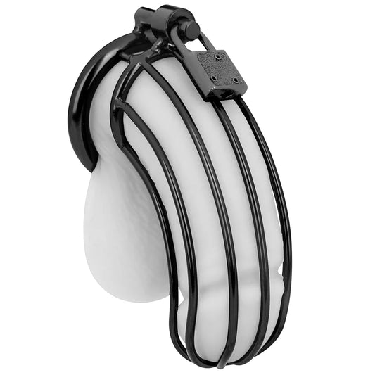 Blue Line Prisoner Cock Cage in Black — buy in Toronto | Heaven Boutique