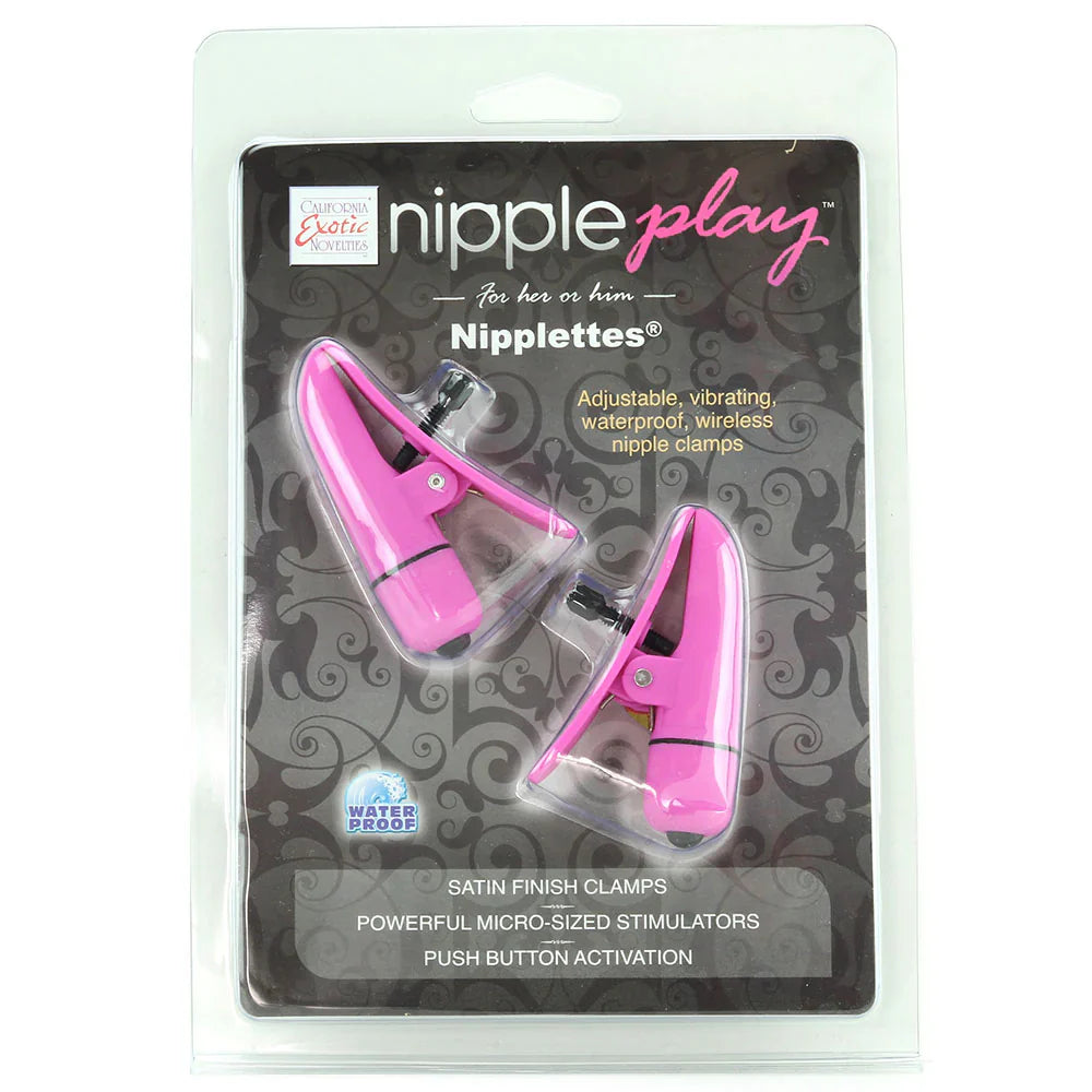 Nipple Play Vibrating Nipplettes – Pink