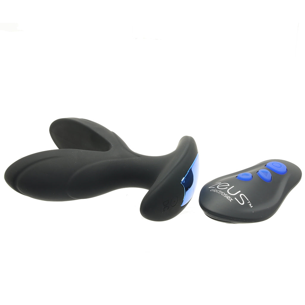 Zeus Electro-Spread Vibrating E-Stim Butt Plug — Heaven Boutique Toronto 3