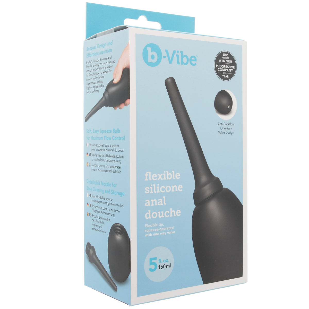 b-Vibe Flexible Silicone Anal Douche — Heaven Boutique Toronto 9