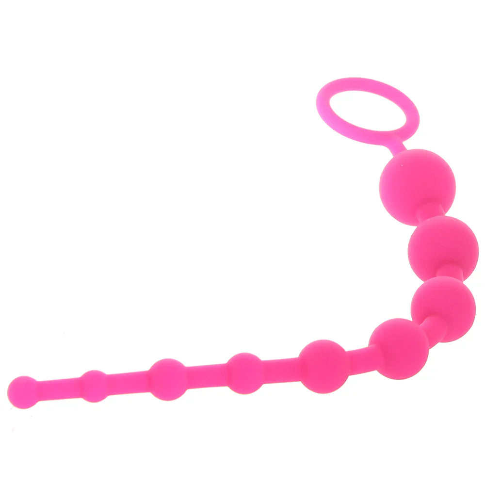 All About Anal Seamless Anal Beads in Pink – Toronto – packaging view