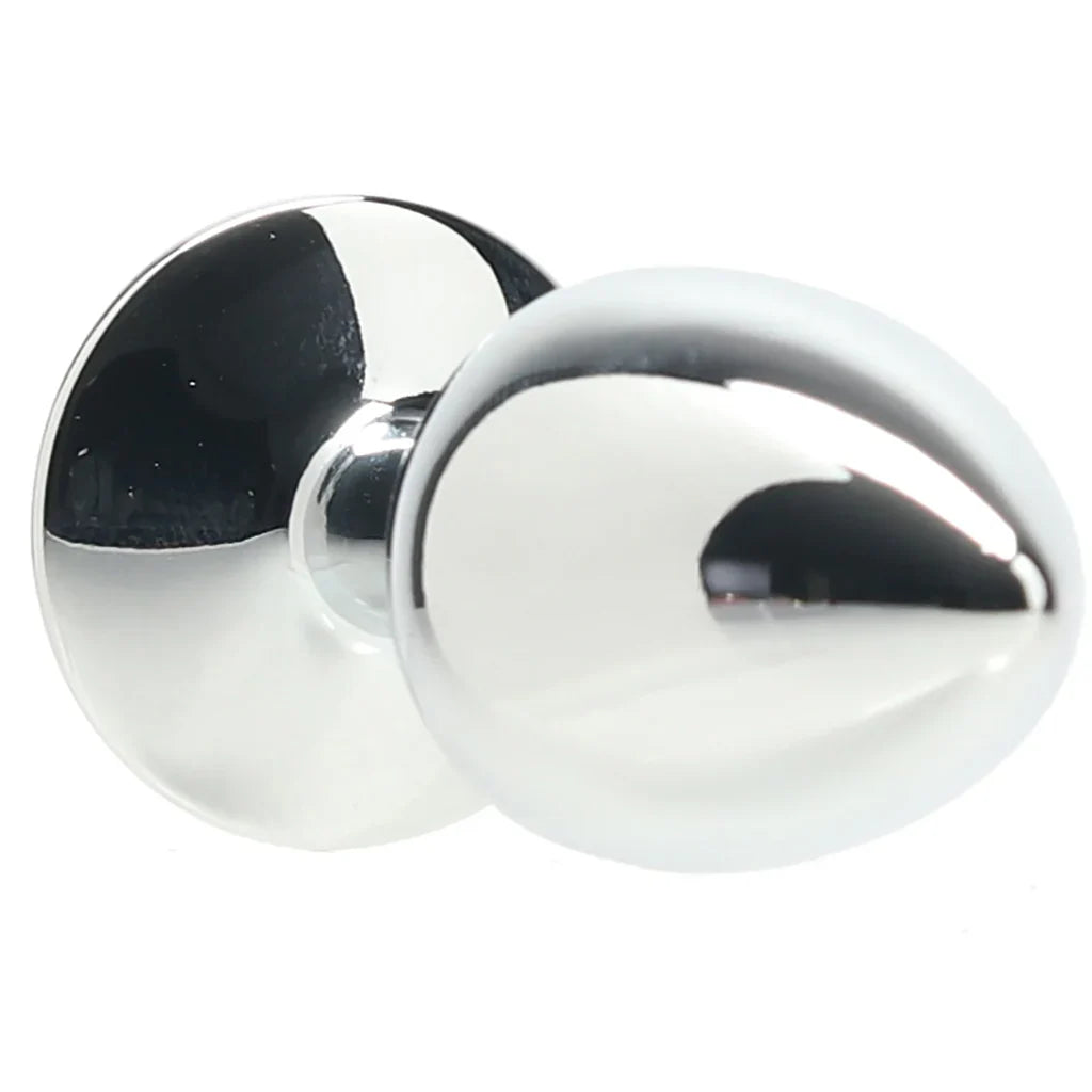 Ouch! Round Gem Silver Plug in Small - Small – Toronto adult boutique – features