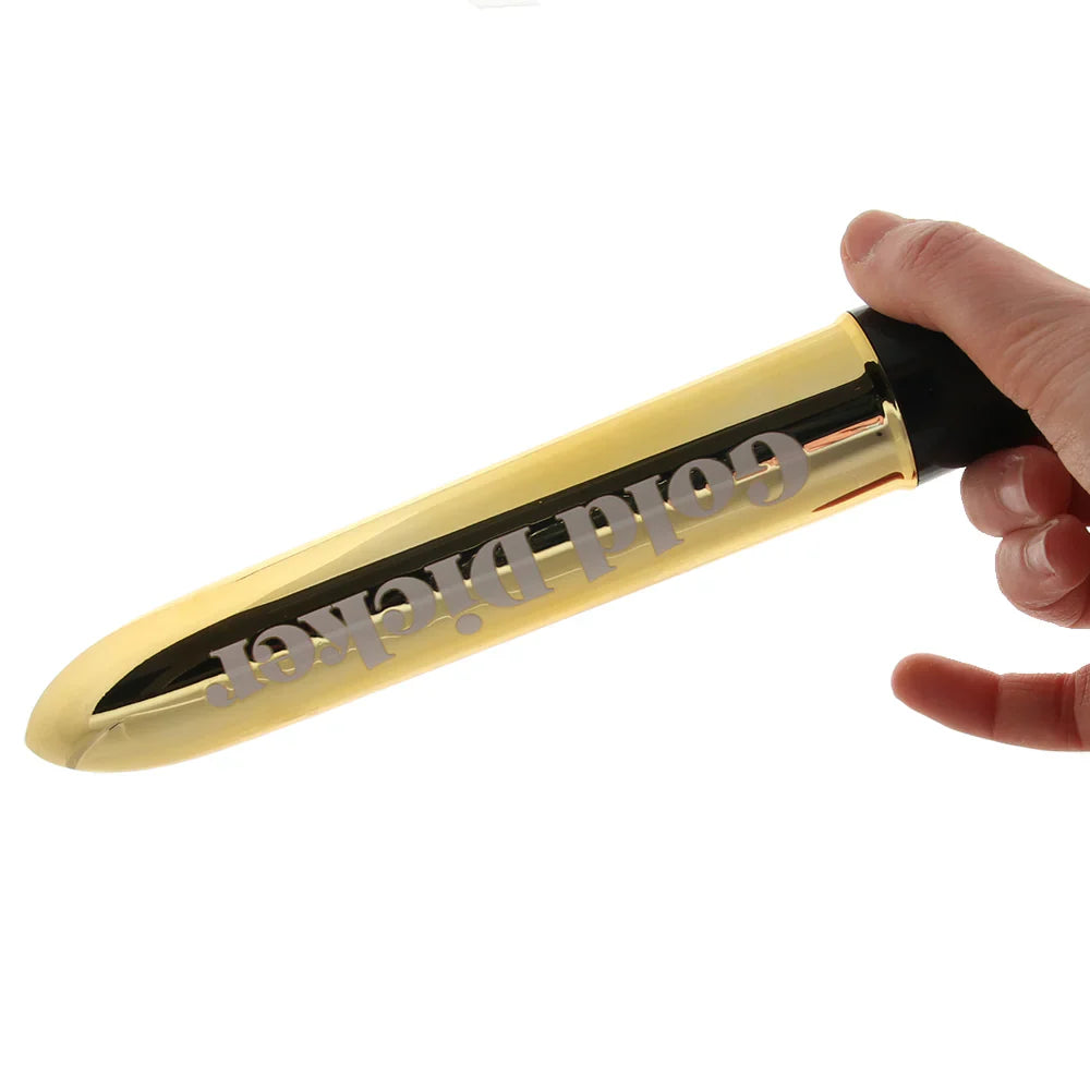 Naughty Bits Gold Dicker Vibe – Heaven Boutique Toronto – side view