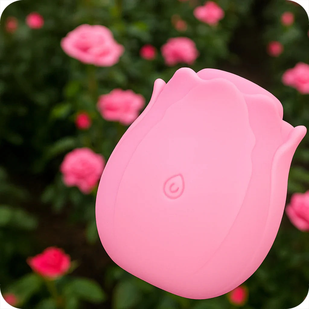 Inya The Vibrating Rose in Pink – Heaven Boutique Toronto – side view