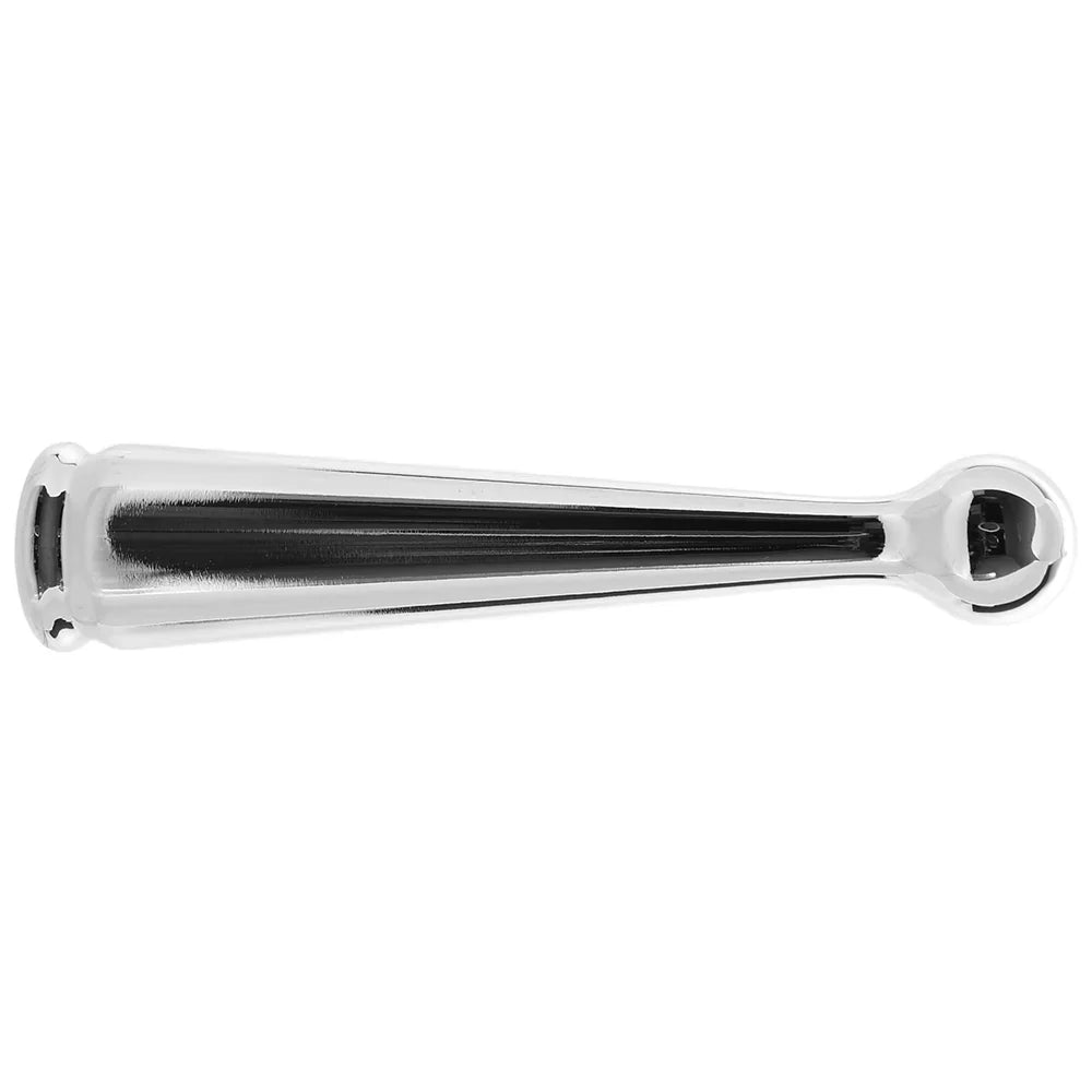 Tease Me Rechargeable Metal Vibe – Heaven Boutique Toronto – side view