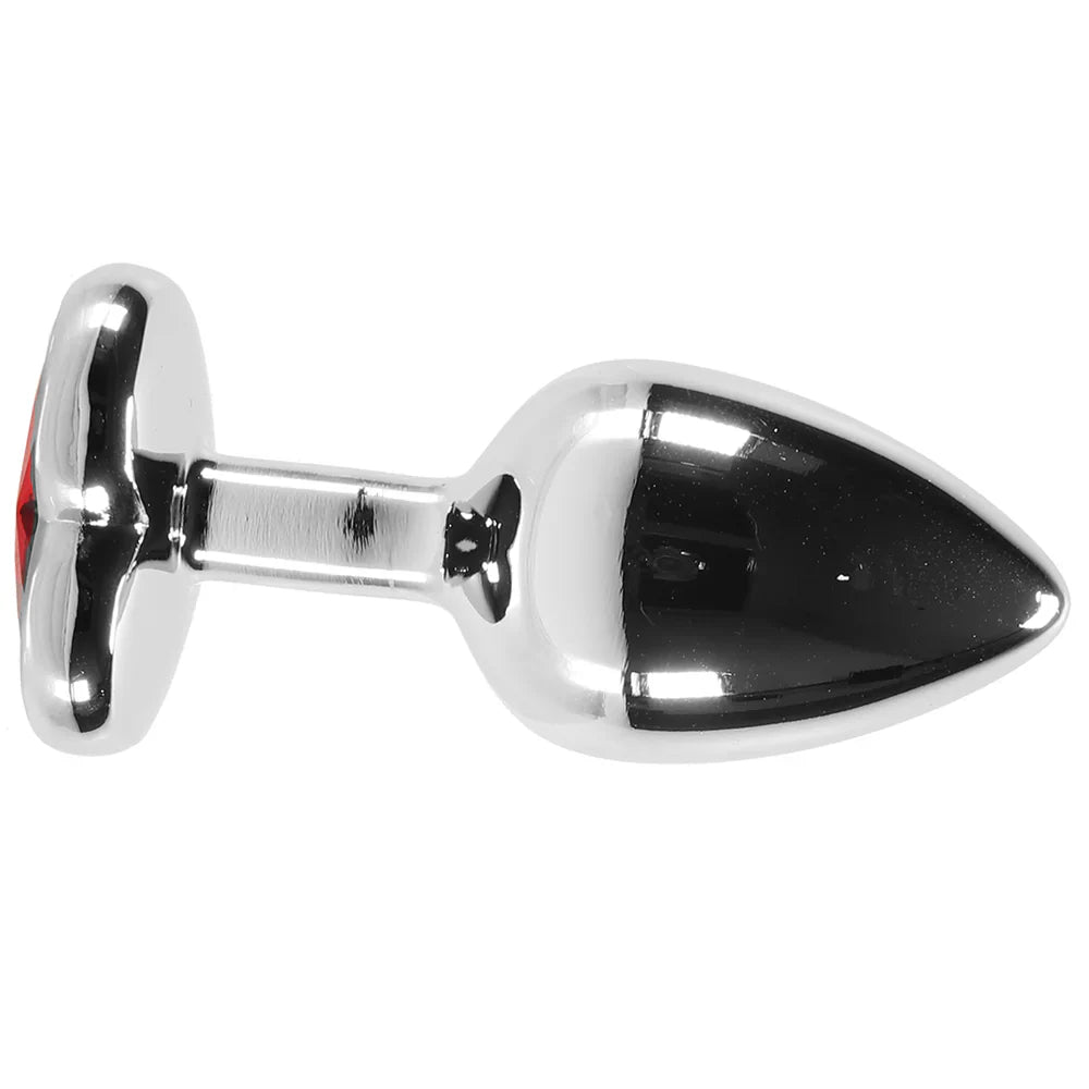 Booty Sparks Red Heart Gem Anal Plug in Small – Toronto adult boutique – features