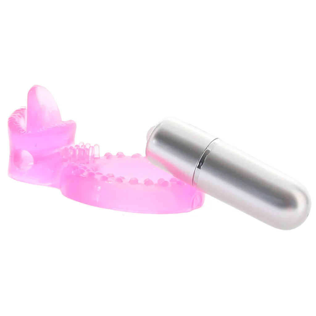 Teaser Tongue Vibrating Enhancer Ring – Heaven Boutique Toronto – side view