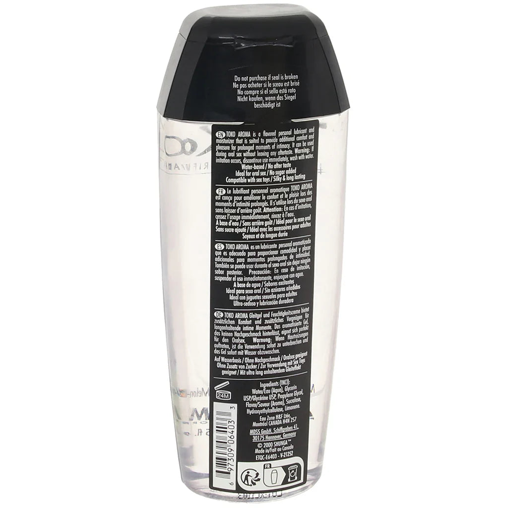 Toko Aroma Flavored Lube 5.5oz/163ml in Melon Mango