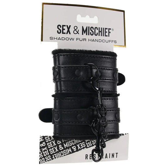 Sex & Mischief Shadow Fur Handcuffs
