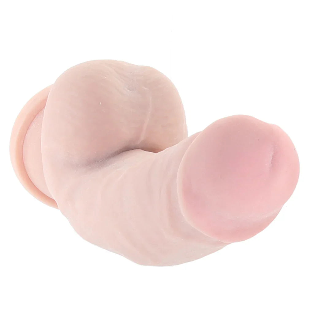 Dr. Skin Plus 7 Inch Girthy Poseable Dildo in Vanilla – Toronto adult boutique – features