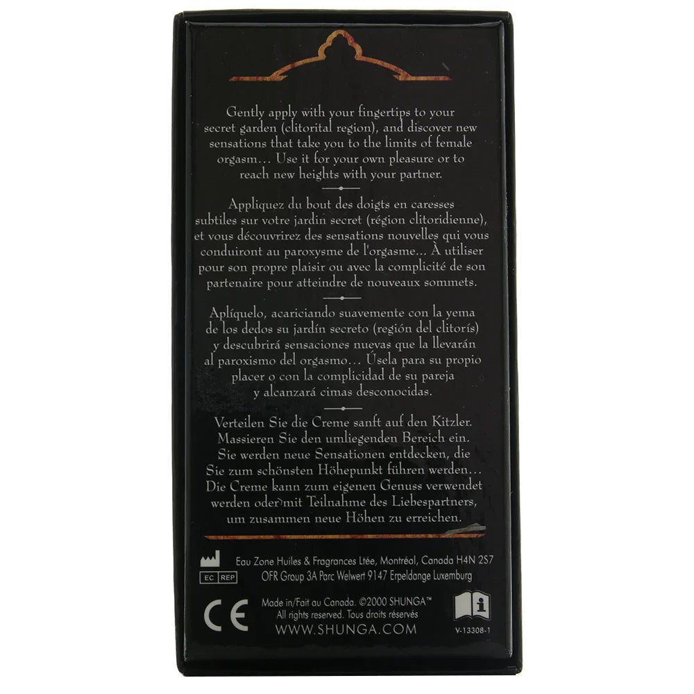 Secret Garden Female Orgasm Cream 1oz/30ml