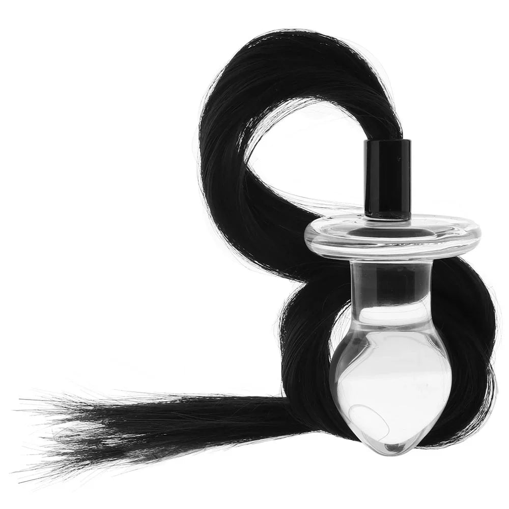 gläs Horse Tail Butt Plug – Toronto adult boutique – features
