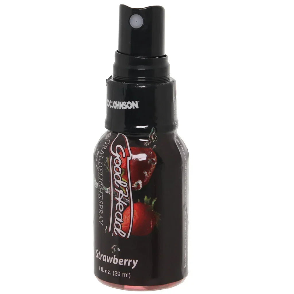 GoodHead Oral Delight Spray 1oz in Strawberry – Heaven Boutique Toronto – side view
