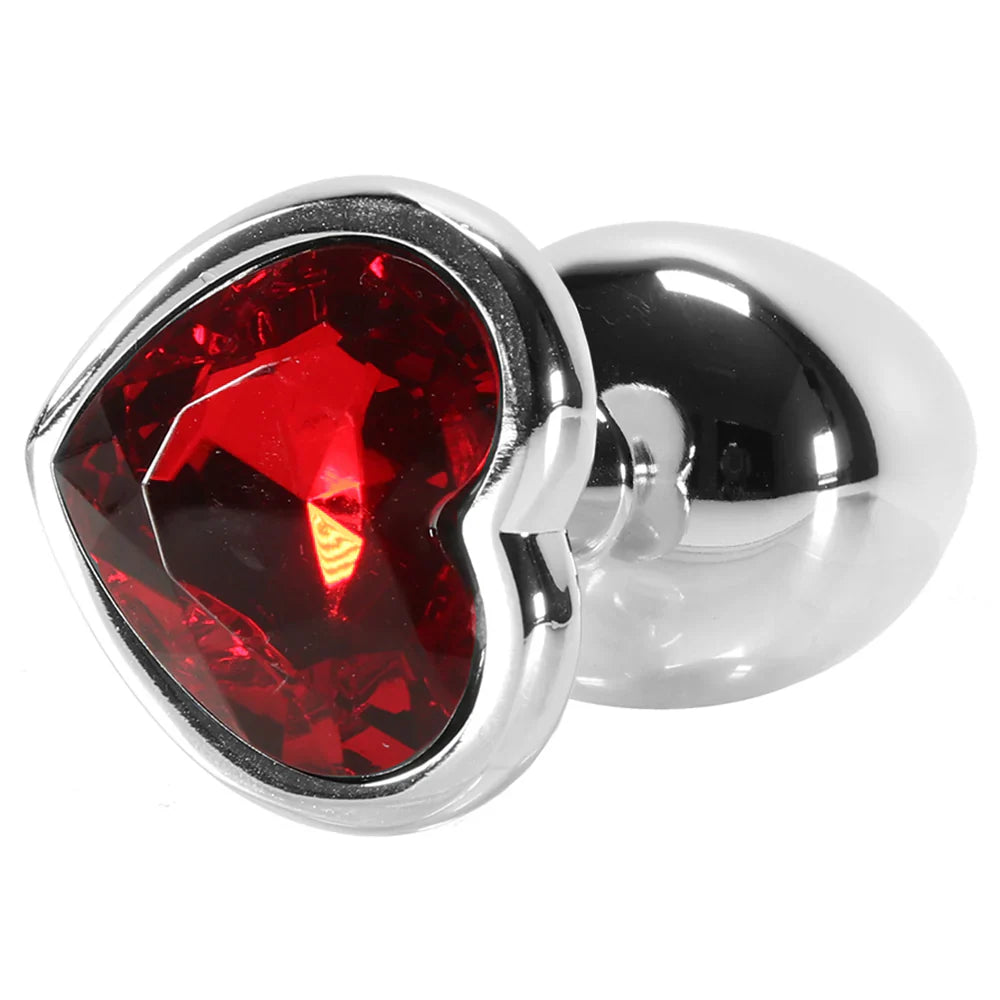 Booty Sparks Red Heart Gem Anal Plug in Small Toronto – product detail