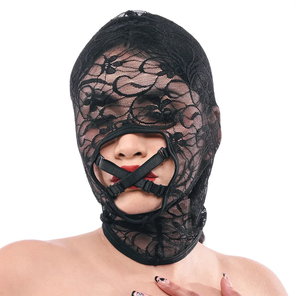 Sex & Mischief Lace Hush Hood – Heaven Boutique Toronto – additional angle