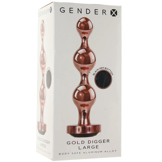 Gender X Gold Digger Beaded Plug - L