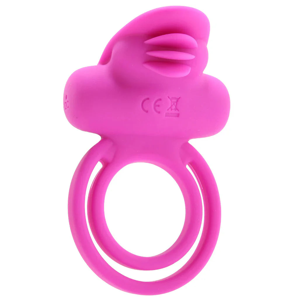 Dual Clit Flicker Vibrating Cock Ring in Pink – Toronto – packaging view