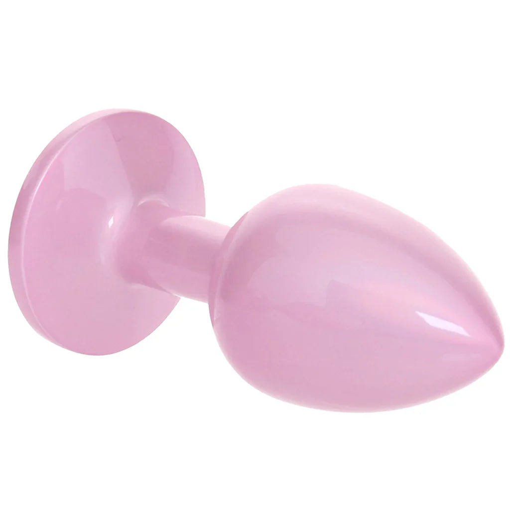 Rear Assets Pink Metal Butt Plug in Small - Small – Toronto adult boutique – features