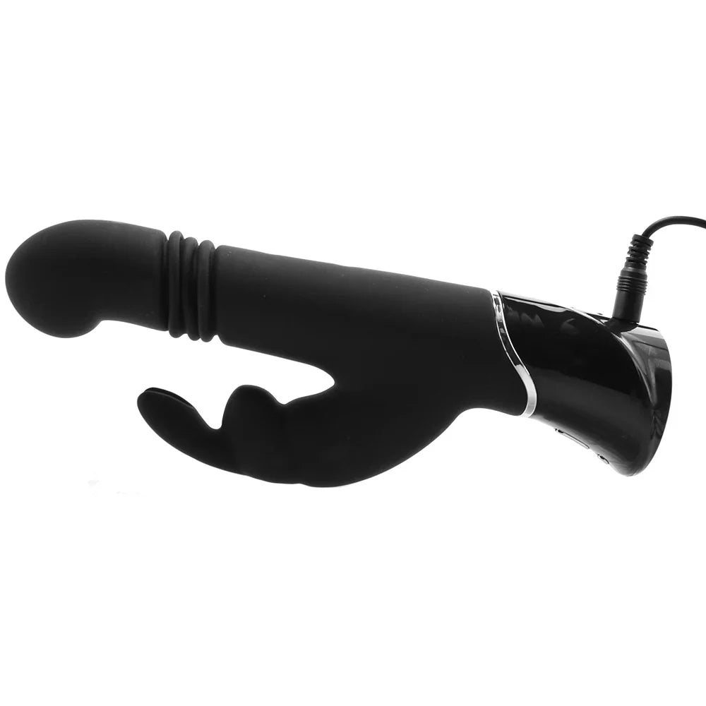 Greedy Girl Thrusting G-Spot Rabbit Vibrator – Heaven Boutique Toronto – side view