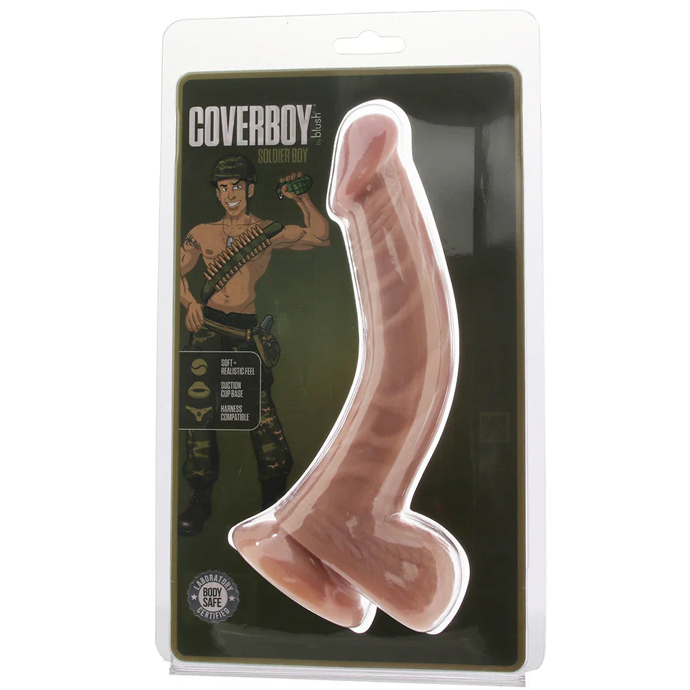 Coverboy Soldier Boy Dildo – Toronto adult store – close-up view