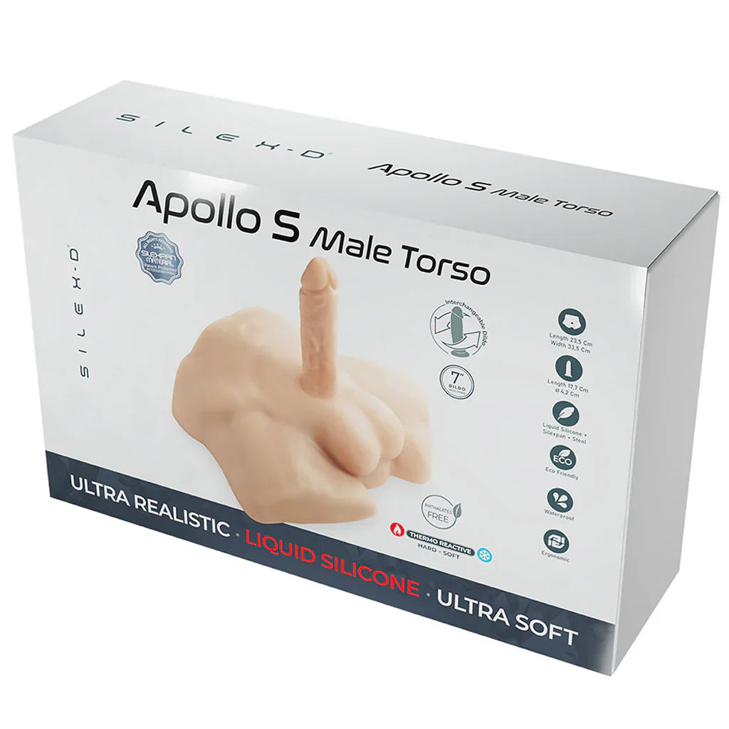 SILEX-D Apollo S Torso with 7 Inch Model 2 Dildo