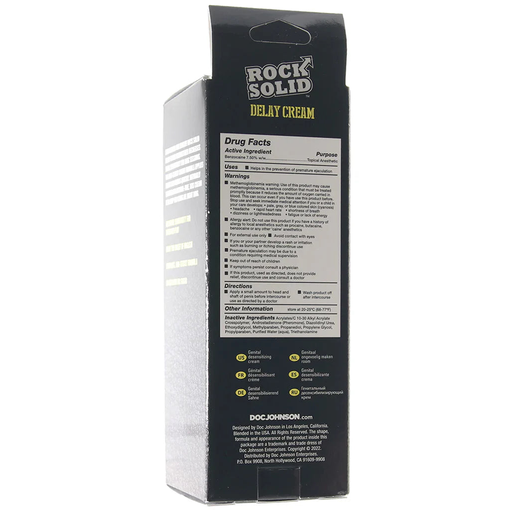 Rock Solid Delay Cream in 2oz - 2oz Toronto – product detail
