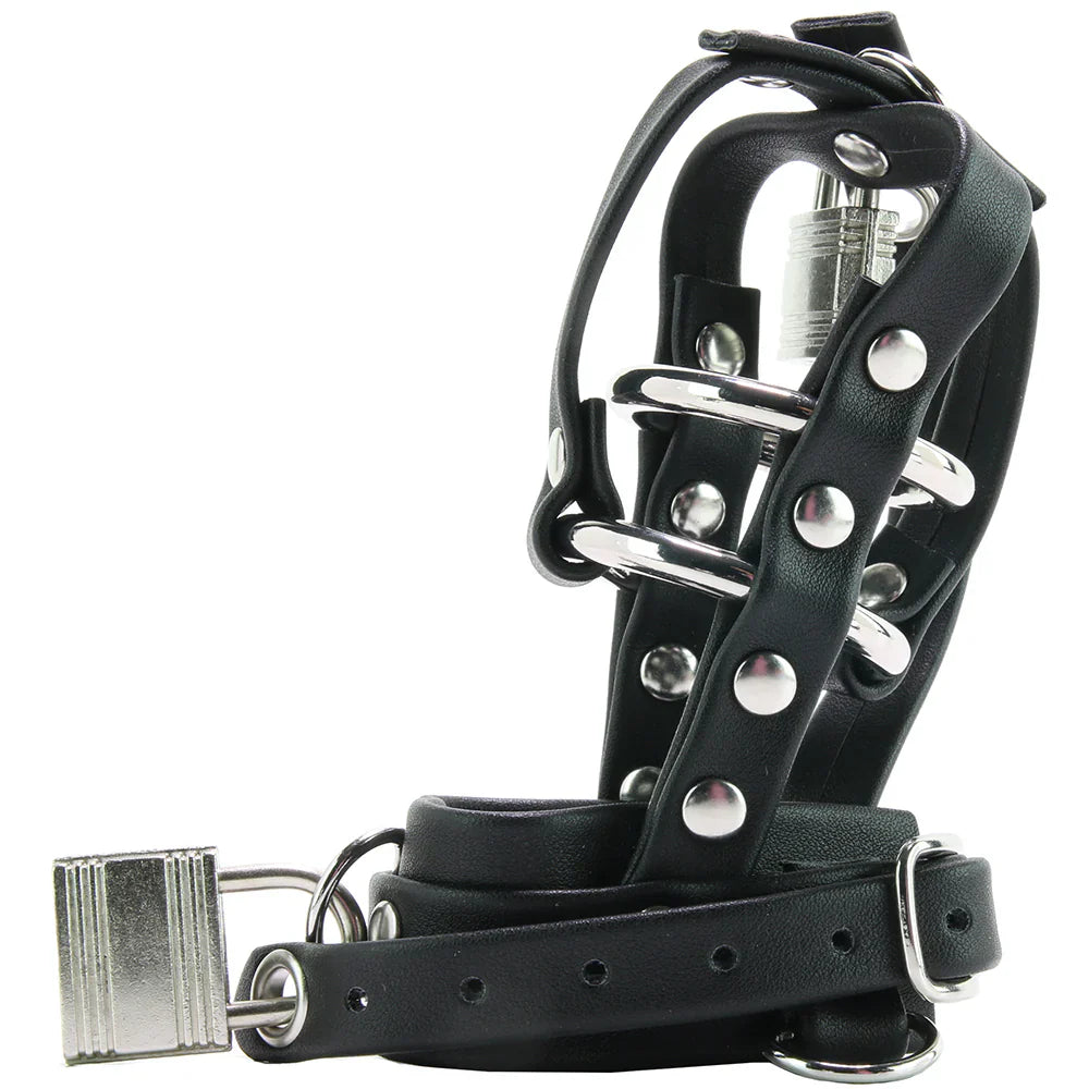 Blue Line Gimp Cock Chastity Sheath with C-Ring – Toronto adult boutique – features