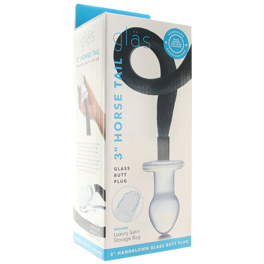 gläs Horse Tail Butt Plug — buy in Toronto | Heaven Boutique