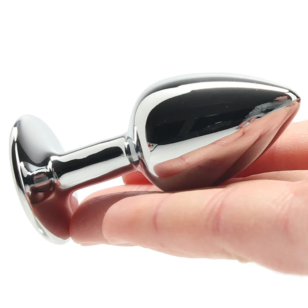 Ouch! Round Gem Silver Plug in Small - Small Toronto – product detail