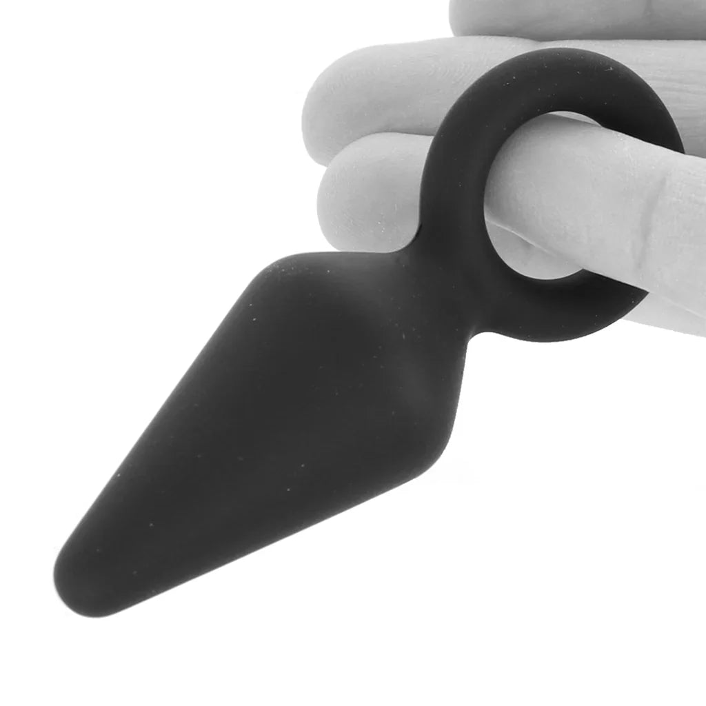 Anal Adventures Platinum Loop Plug in Small - Small