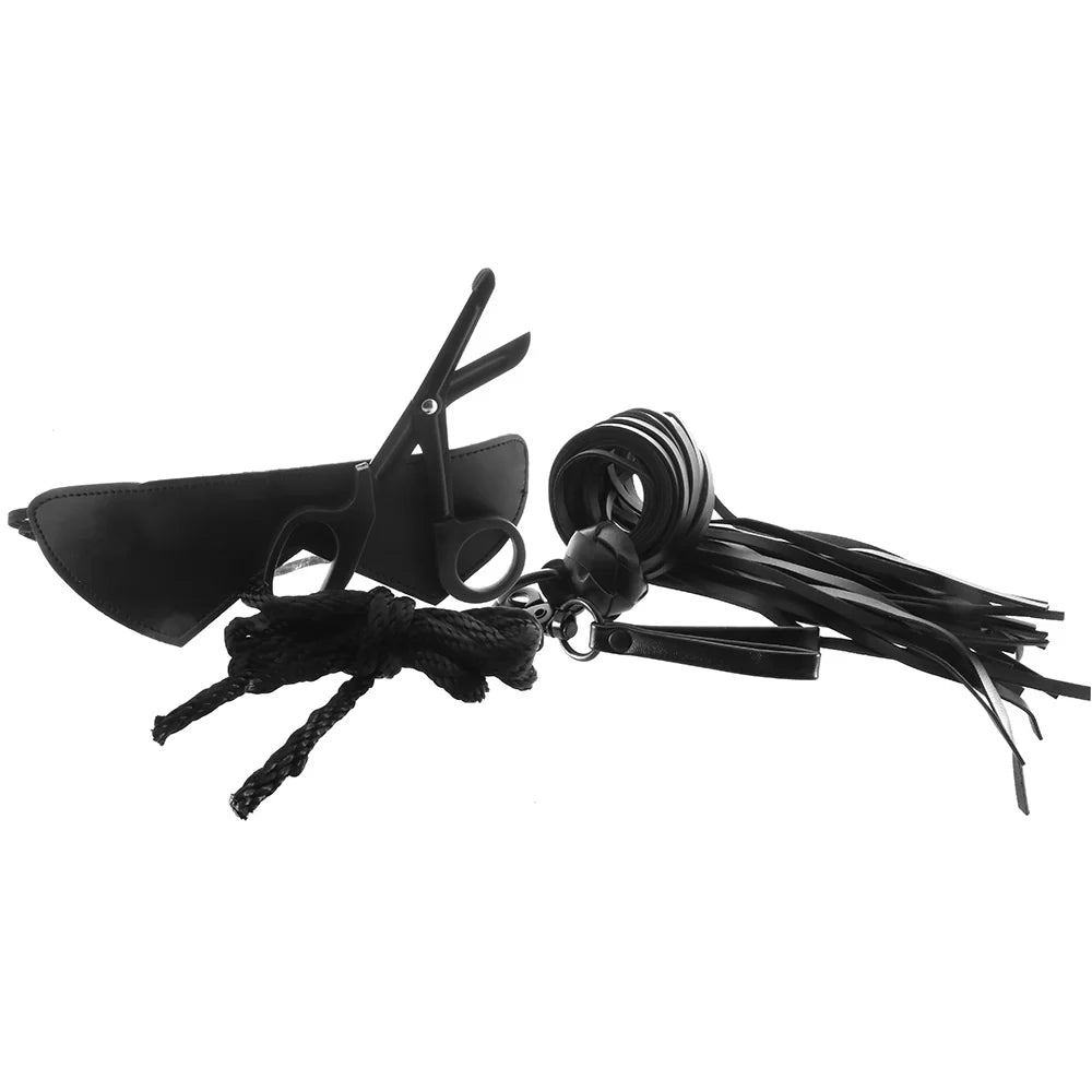 Learn The Ropes 4 Piece Bondage Kit – Toronto adult store – close-up view
