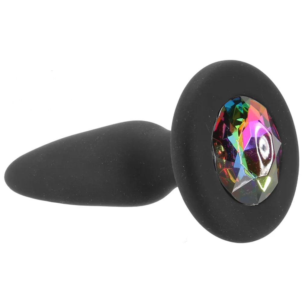 Glams Mini Rainbow Gem Silicone Butt Plug Toronto – product detail