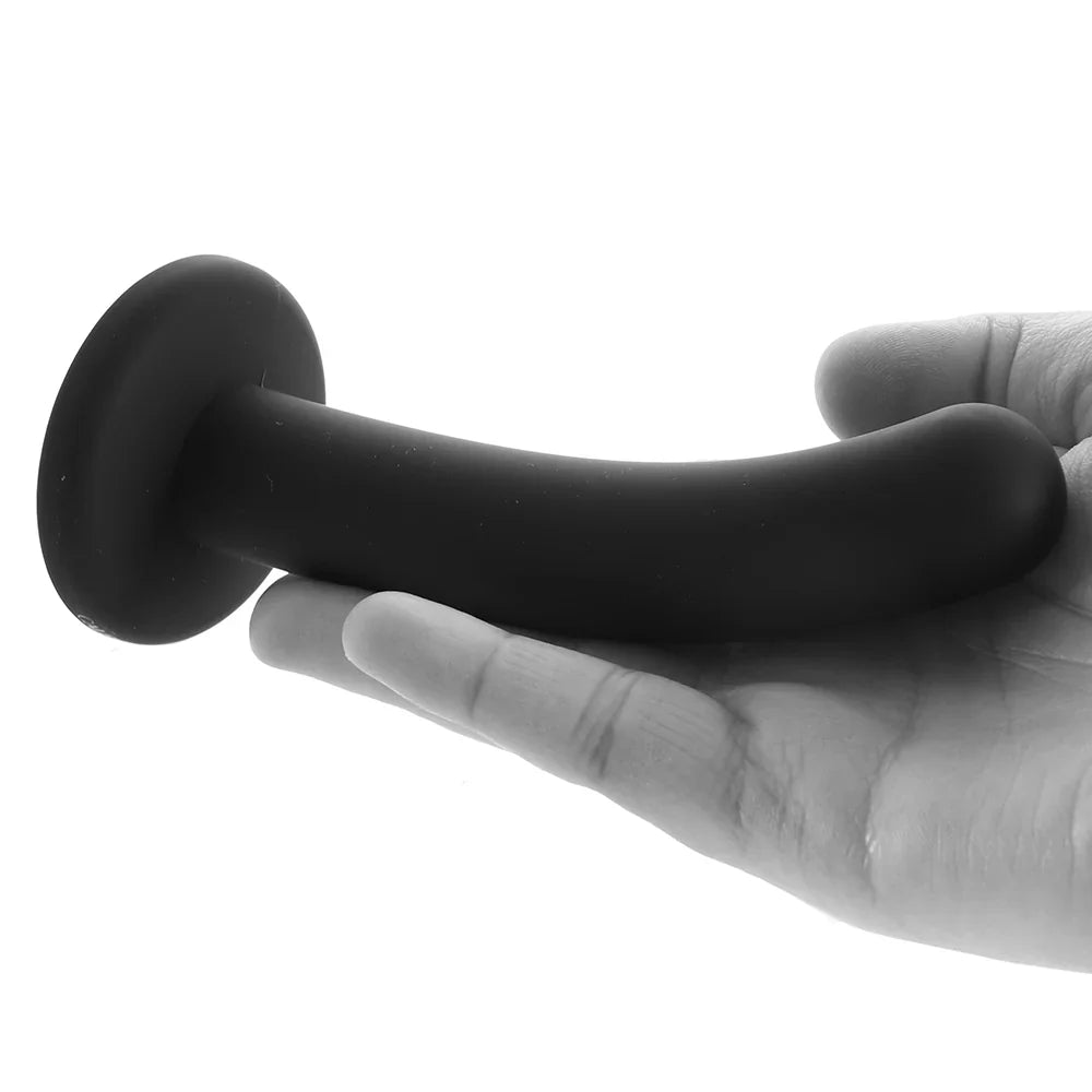 Silicone Pegging Probe in Black – Heaven Boutique Toronto – side view