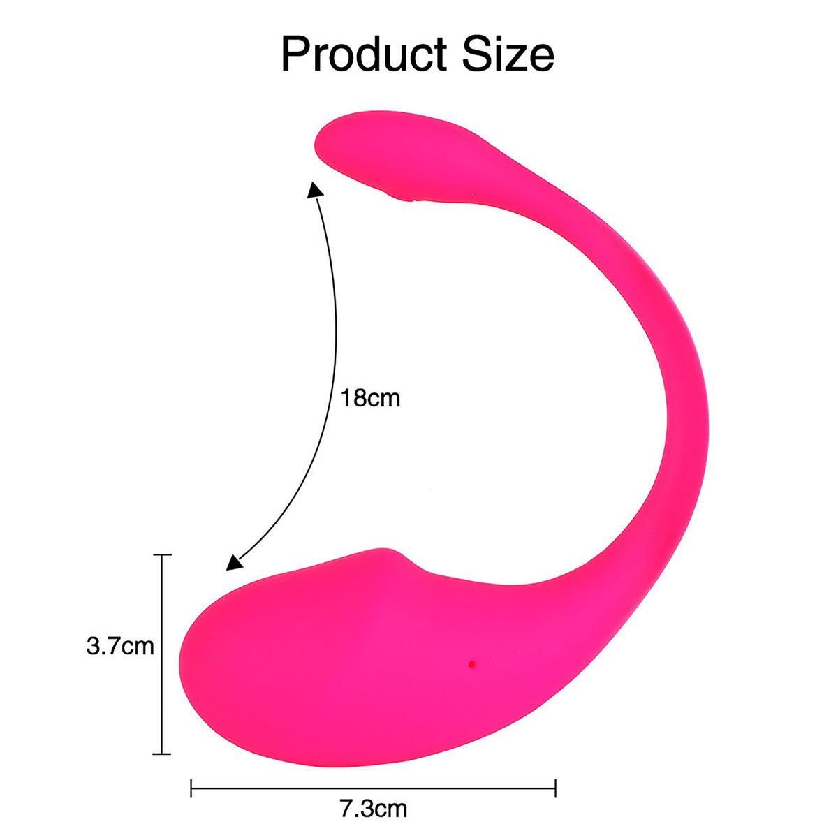 Vivid Tadpole app-controlled wearable egg vibrator in rose red